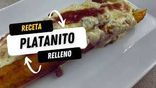 PLATANITOS RELLENOS  FÁCIL RÁPIDA Y DELICIOSA [upl. by Garcon]