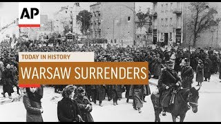 Warsaw Surrenders  1939  Today In History  27 Sep 18 [upl. by Kirst]