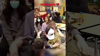 Hero comes home military soldierhomecoming soldierscominghomesurprise homecomingsurprise love [upl. by Ymassej]