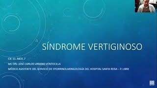 SINDROME VERTIGINOSO [upl. by Seluj710]