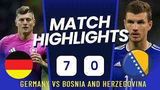 Germany vs Bosnia and Herzegovina 70  Highlight Match  National League HD [upl. by Bonucci]