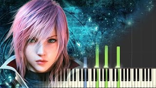 Lightning Returns Final Fantasy XIII  Lightnings Theme Radiance  Piano Synthesia [upl. by Knut152]