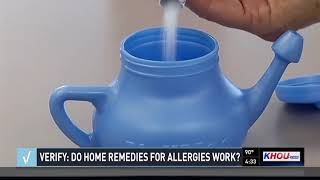 VERIFY Do home remedies for allergies work [upl. by Borszcz]