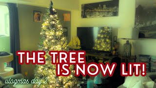 Back Breaking Decorations  advent minis amp Fixed Our CHRISTMAS TREE  alaskan Anna  VLOGMAS DAY 2 [upl. by Namlas]