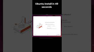 Ubuntu install in 49 seconds [upl. by Cirilo]