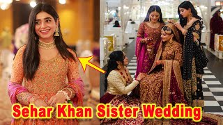 Sehar Khan Crying Badly At Her Sisters Rukhsati  Sehar Khan Sister Wedding 😨❤️ [upl. by Eleinad]