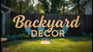 15 Elegant Small Backyard Decor Ideas  Transform Your Outdoor Space [upl. by Eisinger]