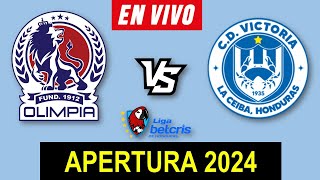 OLIMPIA VS VICTORIA EN VIVO 🔴 APERTURA 2024 JORNADA 12 LIGA BETCRIS HONDURAS ▶️ HORARIO Y DONDE VER [upl. by Guthry]