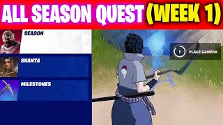 All Season Quest Guide in Chapter 3 week 1 Challenges [upl. by Acinaj]