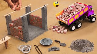 diy mini truck making house construction science project ‪sanocreator [upl. by Ahsineb]