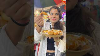 Rs 200 Street Food Challenge In navratri Mela 😱  Eating only Street Food At Navratri Mela shorts [upl. by Mauer]