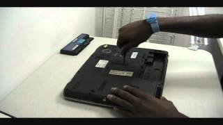 How to remove a Hard drive on an Acer Aspire 5920 [upl. by Darbee767]