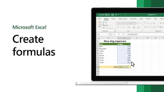 How to create formulas in Microsoft Excel [upl. by Arej857]