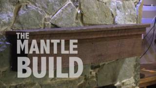 Barn Wood Mantle Build [upl. by Grethel]