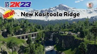 PGA Tour 2K23  New Kasitoola Ridge  Course Review amp Playthrough [upl. by Atworth]