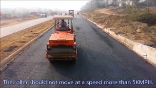 Asphalt laying process  HIGHWAY ENGINEERING [upl. by Dupre]