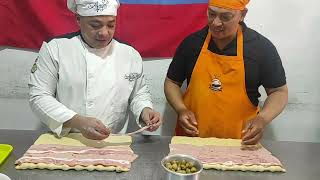 RECETA DEL AUTENTICO PAN DE JAMÓN NAVIDEÑO ELABORADO POR UN COLEGA VENEZOLANO [upl. by Awahsoj]