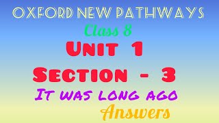 It was long ago answers english oxford youtube class8 answer itwaslongago [upl. by Arakat]