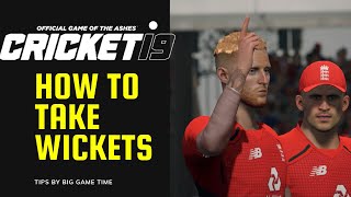 How to take wickets Cricket 19 [upl. by Nivra837]