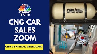 CNG Car Sales Outstripping Petrol Diesel And Electric Cars In 2024 So Far  CNBC TV18 [upl. by Quiteria]