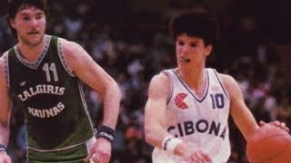 1986 FIBA European Champions Cup Final Zalgiris Kaunas vs Cibona Zagreb [upl. by Oak982]