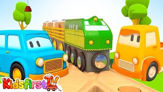 Clever Cars amp toy trains for kids Baby cartoon [upl. by Nahsor]