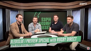 Bledisloe I Preview Special LIVE ESPN Scrum Reset Podcast with Rugby Direct  Rugby [upl. by Orofselet623]