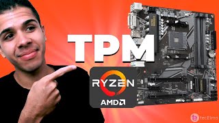 Como ativar TPM 20 na BIOS AMD Ryzen  TecElmo [upl. by Eleonora902]