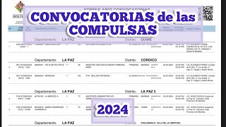 CONVOCATORIA e INSCRIPCIÓN a las COMPULSAS  tutorial maestros Bolivia  Avan Hernandez [upl. by Emmons]