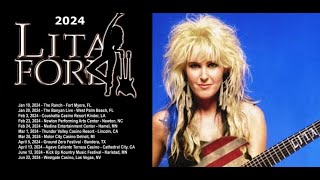 Lita Ford 2024 tour announcement and new album update [upl. by Ahsemaj]