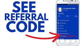 How to View Referral Code in GCash 2024 [upl. by Murtha658]