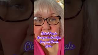 Purple Shampoo for Gray hair purpleshampoo grayhair blondehair olderhair brassiehair [upl. by Macdonald]