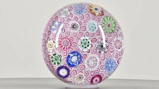 Glass Paperweight Auction 88 Lot 240 [upl. by Arodal634]