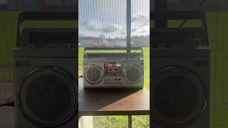 Vintage Sony CFS  47L in action sony vintage radio cassette 80s vanlife classictech [upl. by Adnomar]