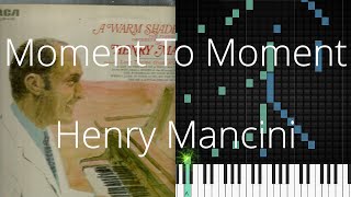 🎹 Moment To Moment Henry Mancini Synthesia Piano Tutorial [upl. by Malliw]