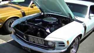 1970 Boss 302 Mustang in rare Pastel Blue at the Fabulous Fords Forever Show 2013 [upl. by Jezabel]