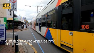 Glenelg Tram to Adelaide City  South Australia [upl. by Leupold12]