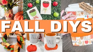 🍁UNIQUE Fall DIYs amp Crafts to Make Your Home Cozy and Inviting I Fall Dollar Tree DIYS [upl. by Yenmor909]