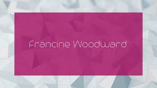 Francine Woodward  appearance [upl. by Nothsa550]