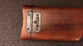 Original German Mauser C96 Broomhandle stock [upl. by Annocahs]