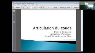 cour d anatomie  larticulation de coude [upl. by Esra]