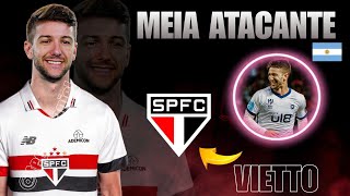 MELHORES Lances de LUCIANO VIETTO meia ATACANTE chegando no São Paulo em 2024   SPFC [upl. by Fita]