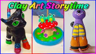 🟢CLAY ART STORYTIME ✨Satisfying And Relaxing Video 🌈 MEmu Wolf  Best TikTok Compilation Part 193 [upl. by Yrocal]