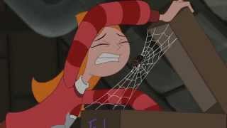 Phineas and Ferb Save Summer  Candace Overcomes Her Arachnophobia CLIP [upl. by Esirec]