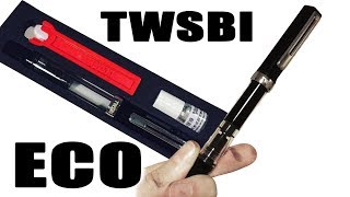 Unboxing and filling up the TWSBI ECO fountain pen [upl. by Aylat166]