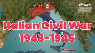 Italian Civil War 19431945 The Fall of Mussolini and the Allied Liberation [upl. by Junko]