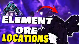 WHERE TO FIND ELEMENT ORE ON ABERRATION IN ARK SURVIVAL ASCENDED [upl. by Aan]