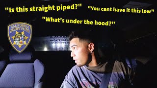 Got Pulled Over in California with a HEAVILY MODIFIED Car [upl. by Honna5]