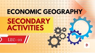 SECONDARY ACTIVITIES  geography UGC NET TOPIC with easy explanation Bengali language  DSR90 [upl. by Worden]