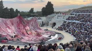 Teatro Greco di Siracusa stagione classica 2024 lAiace di Sofocle [upl. by Aicilehp]